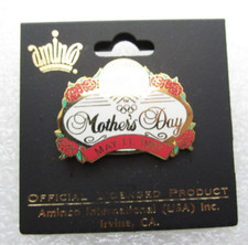 Vintage Aminco Mothers Day Salt Lake City Lapel Pin (C774) picture