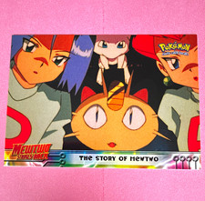 Topps Pokémon The Story of Mewtwo #24 Movie Animation Ed Mewtwo 1998 picture