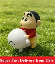 Crayon Shin-Chan Ride Nohara Shiro Action Figure Model Toy 7cm picture