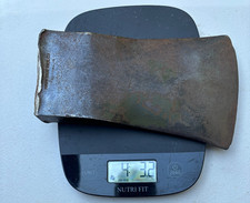 Vintage LARGE Mann Edge Tool 4lb 3oz ARMY Single Bit Axe Head picture