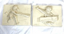 Joseph Lutz 3D Plaque 2 pieces one price  picture