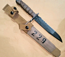 Vintage Genuine OKC3S Knife Bayont OKC-3S + Sheath Ontario Knife Real USMC Issue picture