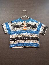 Vintage SUMMERTIME Mickey & Minnie Mouse Womans Crop Top RARE 90s Size L NWT picture