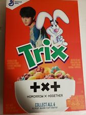 TXT Cereal TOMORROW X TOGETHER TRIX Soobin General Mills Cereal NEW BOX picture