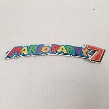 Mario Party 7 Nintendo Gamecube Store Display Sign Kiosk MINT CARDBOARD picture