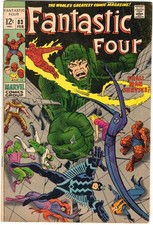 Fantastic Four 83 1969 Marvel Comics VG+ 4.5 Black Bolt Crystal Mr. Fantastic picture