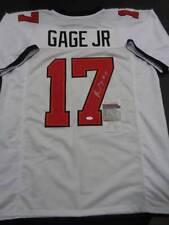 Russell Gage Jr. Tampa Bay Buccaneers Autographed Custom Football Jersey JSA W c picture