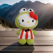 GUND Hello Kitty Keroppi Plush, 9.5 in NWT picture