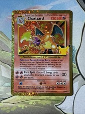 Pokemon 30th anniversary Gold Charizard 4/102 NM picture
