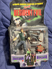 Vintage 1998 Toy Biz Resident Evil Chris Redfield & Cerberus Figure Set picture