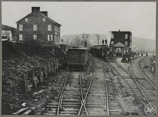 Photo:Hanover Junction Pennsylvania 1863 Railroad Yards Tracks Engine picture
