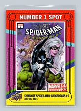 2021-22 UD Marvel Annual Number 1 Spot Symbiote Spiderman Crossroads #1 #n1s-8 picture