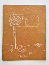 1951 vintage ROUND UP WOODSTOWN nj HIGH SCHOOL YEARBOOK greta stetser picture