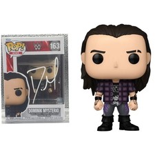 🔥Funko Pop WWE: - DOMINIK MYSTERIO #163 AUTOGRAPHED VAULTED PROTECTOR🔥 picture
