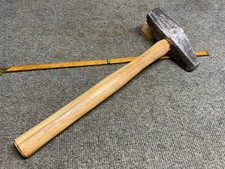 Antique Atha Tool Co 3 Lb Driving Striking Hammer Cast Steel With New Handle USA picture