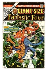 Giant-Size Fantastic Four #4 VG 4.0 1975 Rich Buckler Cover picture