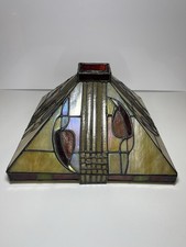 DALE TIFFANY Multi Colored Stained Glass Lamp Shade picture