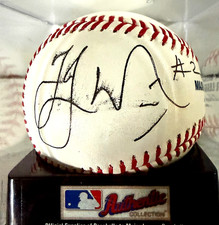 Tim Winton Signed Official MLB Baseball Australia Author 5/31/08 picture