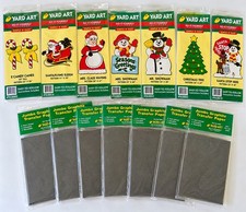 Lot 7 Yard Art Christmas Do It Yourself Patterns For Wood 98’ + Graphite NOS picture