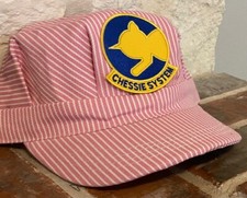 Engineer/Conductor PINK Cap/Hat-Chessie System RR-adjustable-Adult or Child -NEW picture