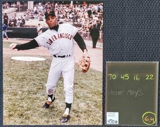 1958 Willie Mays San Francisco Giants First Year MLB 4x5 Negative + 8x10 Photo picture
