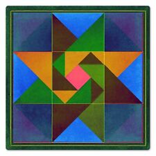 TRIANGLE BLUE QUILT BLOCK PATTERN 24