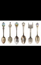 Mini Collectible Souvenir Spoons collection of 6 picture