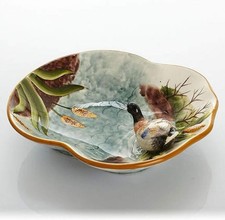 Function Art Creative 3D Chinese Water Duck Fruit Plate Home Decor Porcelain picture