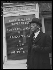 Photo:Hampton Virginia Queen St Baptist Church Rev Geo S Russell 1940s picture