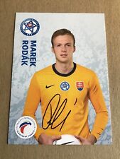 Marek Rodak, Slovakia 🇸🇰 UEFA Euro 2020 Fulham FC  hand signed picture
