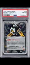 Pokémon 2005 EX Deoxys Rocket's Raikou ex Holo 108/107 English PSA 8 picture