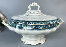 Antique John Edwards Tureen Ophir Pattern 12”W Late 19thC Stoke On Trent picture