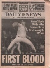 Daily News October 7 1998 NY Yankees David Wells Jaret Wright  041520DBE picture