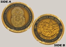 U.S. Consulate General Jerusalem Regional Security Office Challenge Coin 1#10 picture