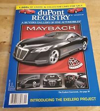 DUPONT REGISTRY: SEPTEMBER 2005: MAYBACH: F+ picture
