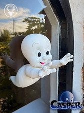 Casper Window Ghost Phasing Illusion Suction Cup 3D Printed Halloween Decor picture