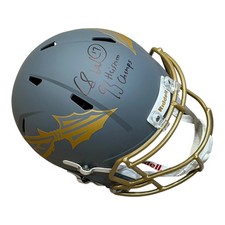 Charlie Ward Autographed Florida State FSU Seminoles (SLATE) Deluxe Full-Size Re picture