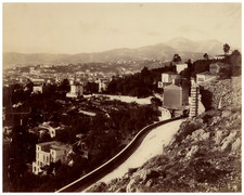 France, Nice, La route de Villefranche Original vintage print print print print d'ep picture