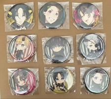 BUSTAFELLOWS S2 AniAme Set 56mm CAN BADGE 3+6 pcs, LE/Rare, NMint Notes: picture