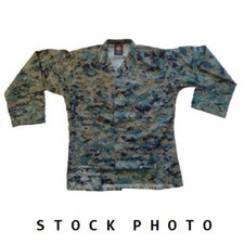NEW X-Large Short XL USMC Woodland Marpat utilities MCCUU cammie Blouse Shirt picture