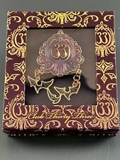 Disneyland Club 33 Haunted Mansion HALLOWEEN BAT DANGLE PIN LE 600 New in Box picture