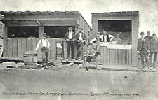 Postcard Shows First Stores on Main Street after the 1889 Johnstown Flood picture