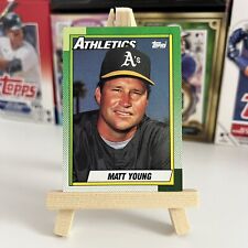1990 Matt Young Topps #501 Oakland Athletics picture