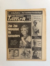 1970 Sept 27th The National Tattler Newspaper, ZSA ZSA GABOR,BridgetBardot VRN10 picture