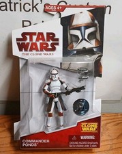 Star Wars Wars The Clone Wars 2009 Commander Ponds Toys R Us exclusive 3.75 picture