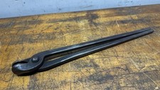 Antique Blacksmith Round Nose Ball Tongs Farrier Vintage Heller Bros. No. 16 picture
