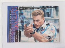 1994 Upper Deck Street Fighter Movie SF1 Jean Claude Van Damme Guile Promo Card picture