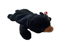 1993 1994 Blackie The Bear #4011 Ty Beanie Baby Plush Collectible Tag Error Mism picture