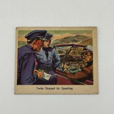 1949 Bowman America Salutes The FBI Twice Stopped for Speeding 10 505 Ball Point picture