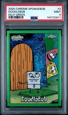 2025 Topps Chrome SpongeBob DoodleBob Kelp Green PSA 9 picture